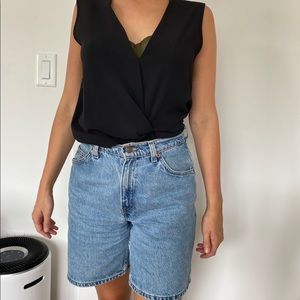 Black blouse size medium